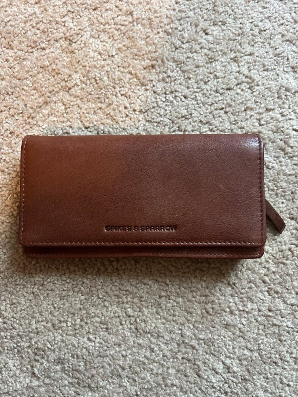 Spikes & Sparrow Genuine Brown Leather Wallet